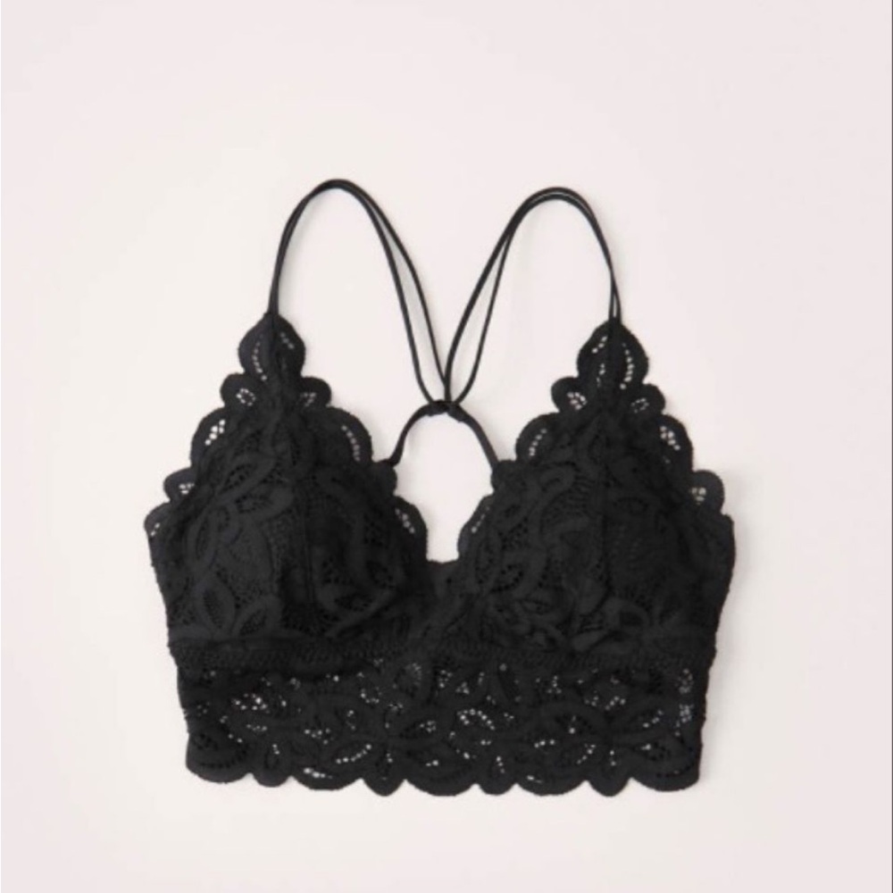 Abercrombie & Fitch Black Lace Bralette